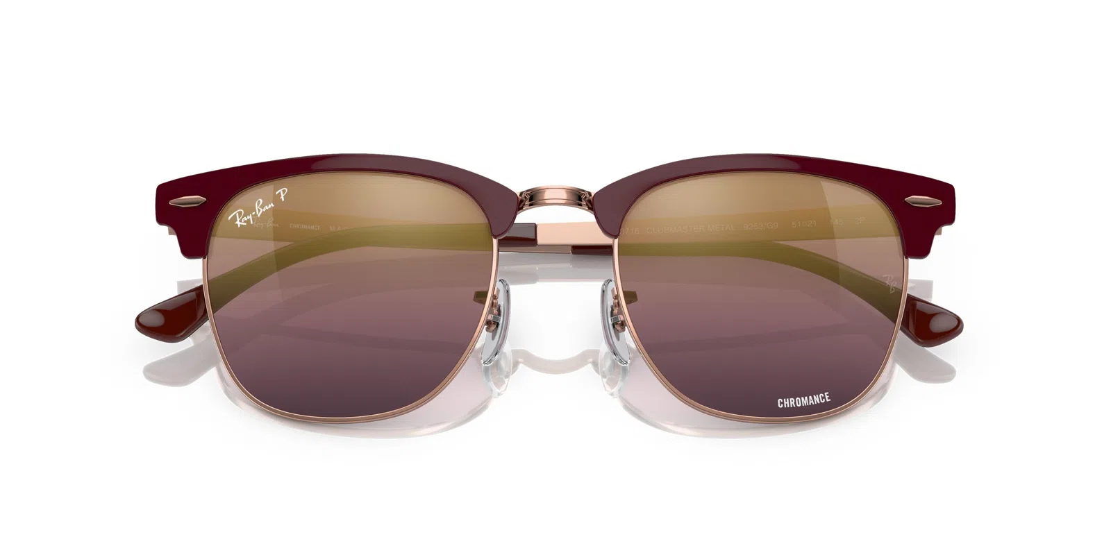 Ray-Ban Clubmaster Metal 3716 Sunglasses - view 163